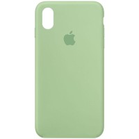 Чохол Silicone Case Full Protective (AA) для Apple iPhone X / XS (5.8") Зелений / Pistachio