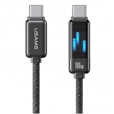 Дата кабель Usams US-SJ744 Meteor Ser. Type-C to Type-C 100W (1.2m)