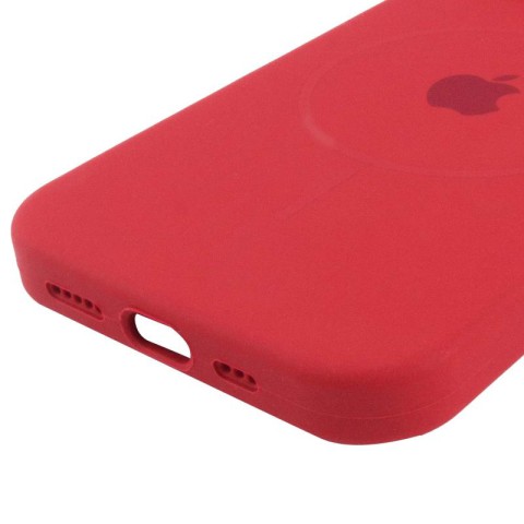 Чохол Silicone Case Full Protective (AA) with MagSafe для Apple iPhone 11 (6.1") Червоний / Deep Red