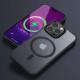 TPU+PC чохол Metal Buttons with MagSafe Colorful для Apple iPhone 13 Pro (6.1") Чорний / Black