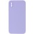 Silicone Case Square Full Camera Protective (AA) NOLOGO для Apple iPhone XS Max (6.5") Бузковий / Dasheen