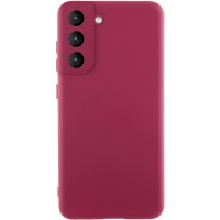 Чохол Silicone Cover Ummi Lakshmi Full Camera (AA) для Samsung Galaxy S21 FE Бордовий / Marsala