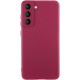 Чохол Silicone Cover Ummi Lakshmi Full Camera (AA) для Samsung Galaxy S21 FE Бордовий / Marsala