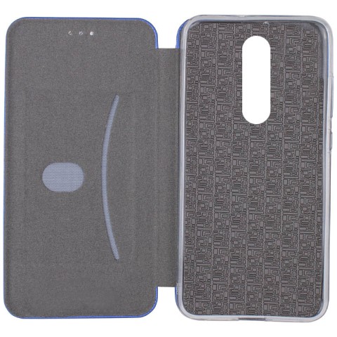 Шкіряний чохол-книжка Classy для Xiaomi Redmi 8 Синій