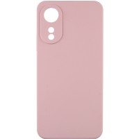 Чохол TPU GETMAN Liquid Silk Full Camera для Oppo A78 4G Рожевий / Pink Sand