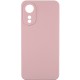 Чохол TPU GETMAN Liquid Silk Full Camera для Oppo A78 4G Рожевий / Pink Sand