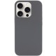 Чохол Silicone Case Full Protective (AA) NO LOGO для Apple iPhone 15 Pro Max (6.7") Сірий / Dark Gray