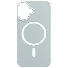 Шкіряний чохол SnapCase with MagSafe для Apple iPhone 16 (6.1") Grey