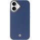 Чохол PC+Leather SGP with MagSafe для Apple iPhone 16 Plus (6.7") Blue