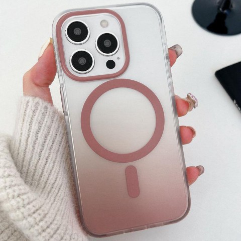 Чохол TPU+PC Phantom with MagSafe для Apple iPhone 16 Pro Max (6.9") Rose Gold