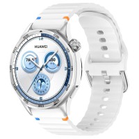 Силіконовий ремінець Wavy для Smart Watch 20mm White