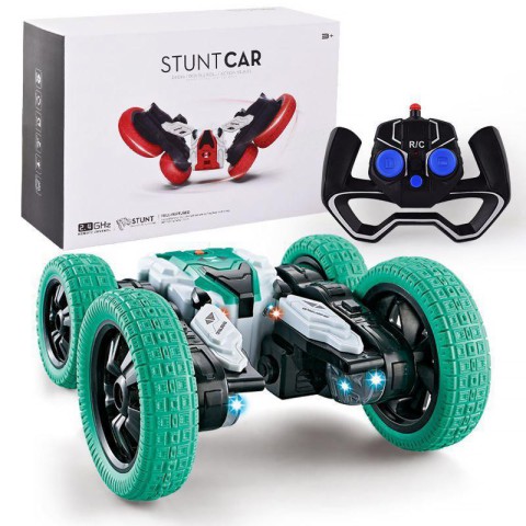 Машинка на радіокеруванні SHT DW02A Trick and Flip RC Car 2.4G Green