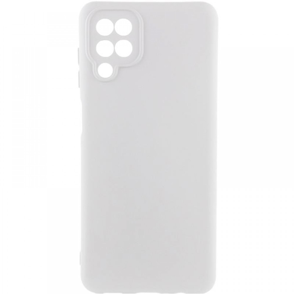 Чохол Silicone Cover Lakshmi Full Camera (AA) для Samsung Galaxy A12 Білий / White