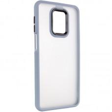 Чохол TPU+PC Lyon Frosted для Xiaomi Redmi Note 9s / Note 9 Pro / Note 9 Pro Max Sierra Blue