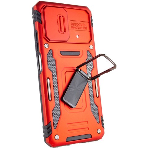 Ударостійкий чохол Camshield Army Ring для Xiaomi Poco X5 Pro 5G / Note 12 Pro 5G Червоний / Red