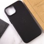 Шкіряний чохол Leather Case (AA) with MagSafe для Apple iPhone 14 Plus (6.7") Black