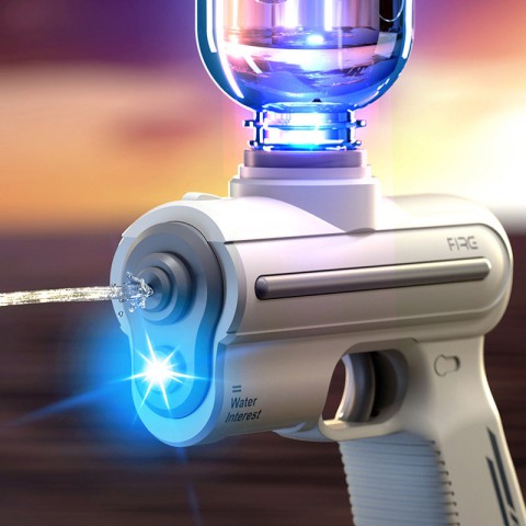 Водяний акумуляторний пістолет Water Gun 9007B (200ml) with lithium battery White