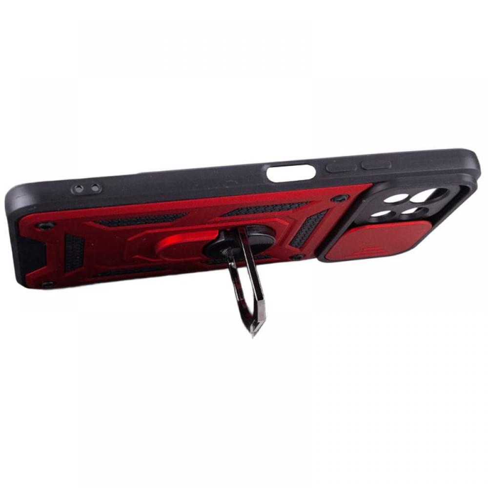 Чохол Ummi Camshield Serge Ring для Xiaomi Mi 11 Lite Червоний