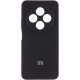 Чохол Silicone Cover Lakshmi Full Camera (AA) with logo для Xiaomi Redmi 14C / Poco C75 Чорний / Black