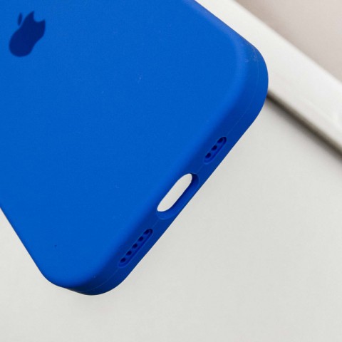 Чохол Silicone Case Full Protective (AA) для Apple iPhone 15 Pro Max (6.7") Синій / Capri Blue
