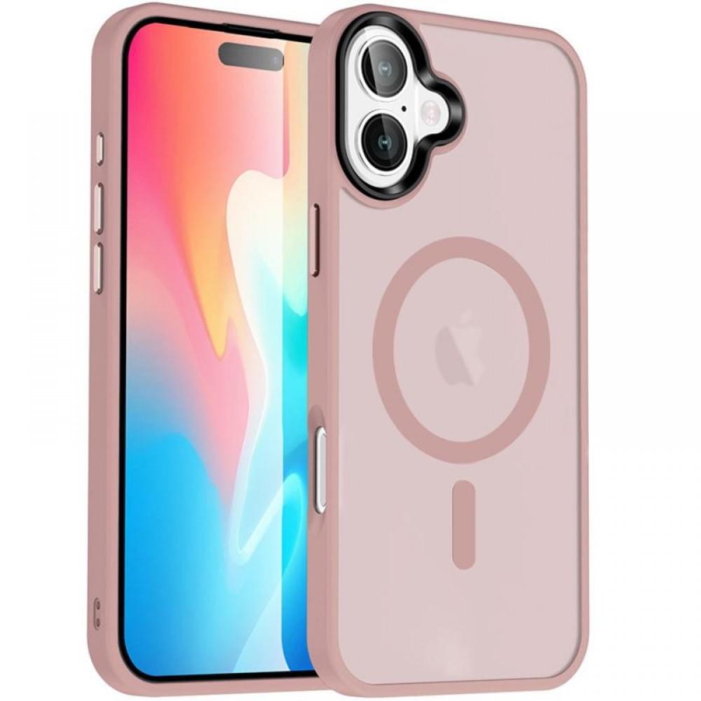Чохол Ummi Colorful with MagSafe для Apple iPhone 16 (6.1") Рожевий / Pink