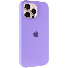 Чохол Silicone Case Full Protective (AA) для Apple iPhone 14 Pro Max (6.7") Бузковий / Dasheen