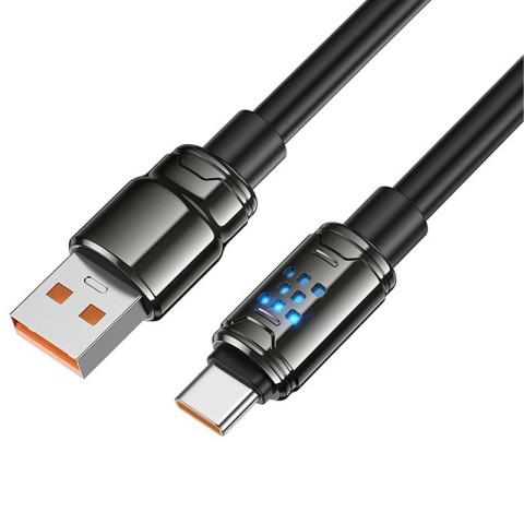 Дата кабель Hoco U143 Joy USB to Type-C 5A (1.2m) Black