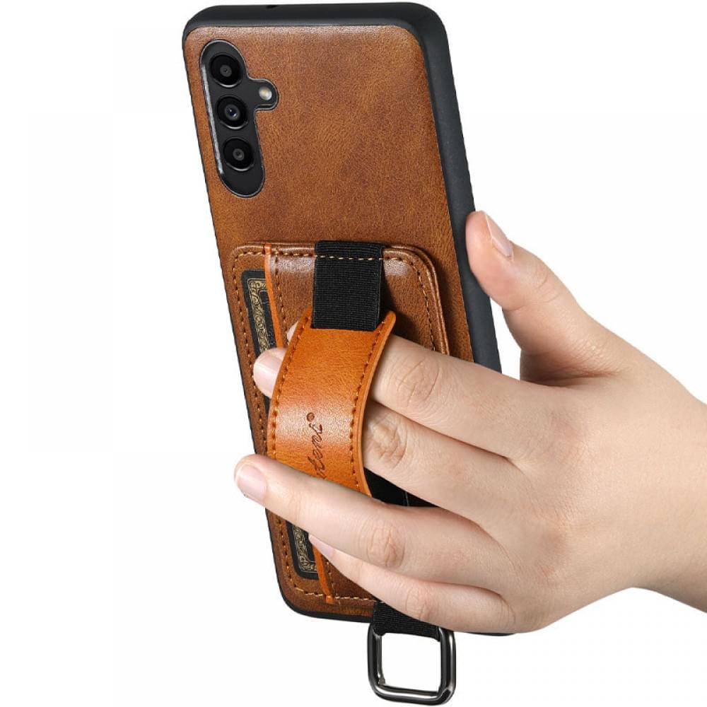 Кожаный чехол Wallet case and straps для Samsung Galaxy S24
