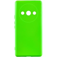 Чохол TPU GETMAN Liquid Silk Full Camera для Xiaomi Redmi A3 Салатовий / Neon Green