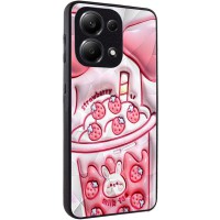 TPU+PC чохол Prisma Fluffie для Xiaomi Poco X6 / Note 13 Pro 5G Strawberry