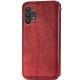 Шкіряний чохол книжка GETMAN Cubic (PU) для Samsung Galaxy A32 4G Червоний
