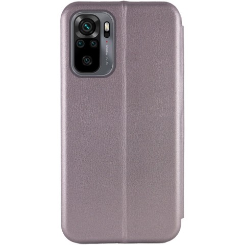Шкіряний чохол-книжка Classy для Xiaomi Redmi Note 10 / Note 10s / Poco M5s Сірий