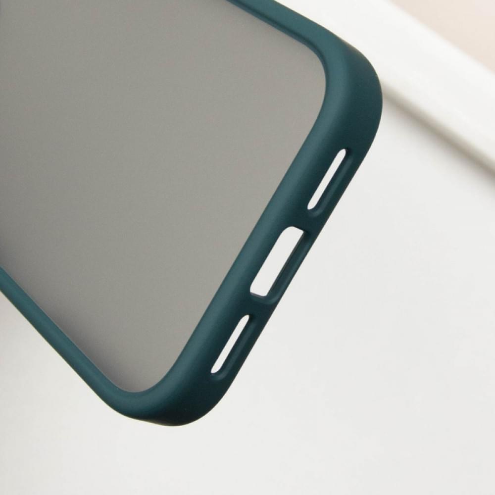 TPU+PC чохол Metal Buttons для Apple iPhone 16 Pro Max (6.9") Зелений