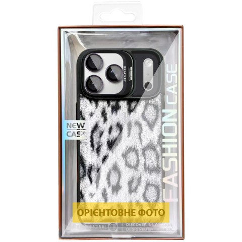 Чохол TPU+PC Wild Leopard with MagSafe and Lens для Apple iPhone 17 Air (6.5") Black