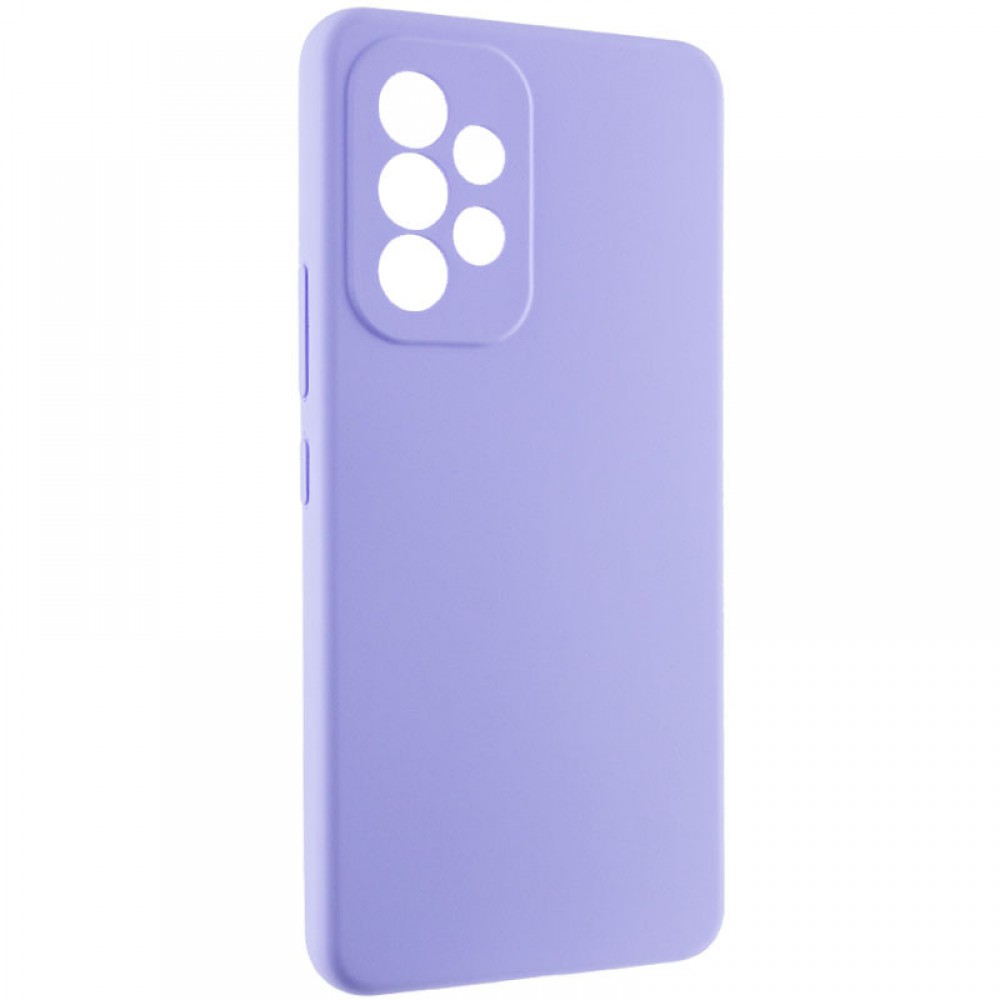 Чохол Silicone Cover Lakshmi Full Camera (AAA) для Samsung Galaxy A33 5G Бузковий / Dasheen