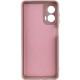Чохол TPU GETMAN Liquid Silk Full Camera для Motorola Moto G24 Рожевий / Pink Sand