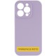 Чохол Silicone Case Full Camera Protective (AA) NO LOGO для Apple iPhone 16 (6.1") Бузковий / Lilac