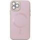 Чохол TPU+Glass Sapphire Midnight with MagSafe для Apple iPhone 13 Pro Max (6.7") Рожевий / Pink Sand