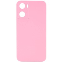 Чохол Silicone Cover Lakshmi Full Camera (AAA) для Oppo A57s / A77s Рожевий / Light pink