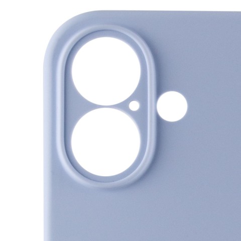 Чохол Silicone Case Full Camera Protective (AA) для Apple iPhone 16 (6.1") Блакитний / Lilac Blue
