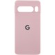 Чохол Silicone Cover Lakshmi Full Camera (AAA) with Logo для Google Pixel 8 Pro Рожевий / Pink Sand