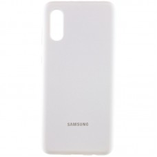 Чохол Silicone Cover Full Protective (AA) для Samsung Galaxy A02 Білий / White