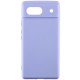 Чохол Silicone Cover Lakshmi Full Camera (AAA) для Google Pixel 7a Бузковий / Dasheen