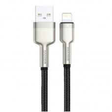 Дата кабель Baseus Cafule Series Metal USB to Lightning 2.4A (0.25m) (CALJK-0) Black