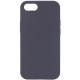 Чохол Silicone Case Full Protective (AA) NO LOGO для Apple iPhone SE (2020) / 7 / 8 (4.7") Сірий / Dark Gray