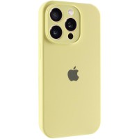 Чохол Silicone Case Full Camera Protective (AA) для Apple iPhone 13 Pro Max (6.7") Жовтий / Mellow Yellow