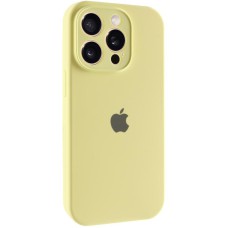 Чохол Silicone Case Full Camera Protective (AA) для Apple iPhone 13 Pro Max (6.7") Жовтий / Mellow Yellow