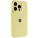 Чохол Silicone Case Full Camera Protective (AA) для Apple iPhone 13 Pro Max (6.7") Жовтий / Mellow Yellow