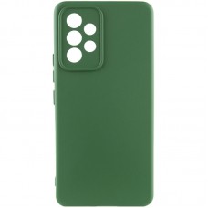 Чохол Silicone Cover Lakshmi Full Camera (AA) для Samsung Galaxy A52 4G / A52 5G / A52s Зелений / Dark green