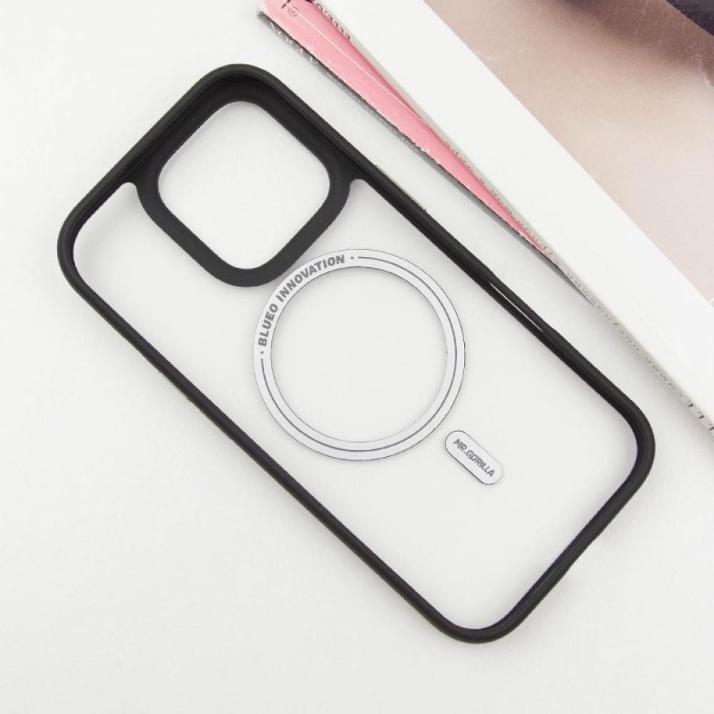 TPU+PC чохол Blueo Skin Friendly Frosted with MagSafe для Apple iPhone 16 Pro (6.3") Чорний